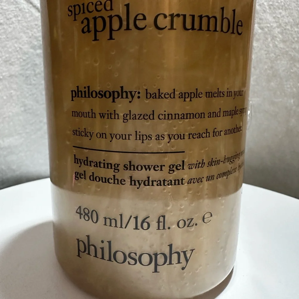 Philosophy Spiced Apple Crumble Hydrating Shower Gel 16oz New/Sealed